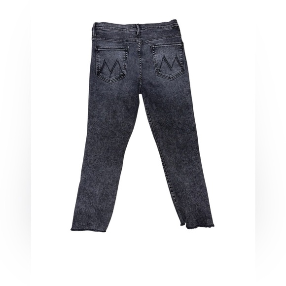 MOTHER The Insider Crop Step Fray Jeans – “Train Stops” Wash – Size 33 - Picture 7 of 10
